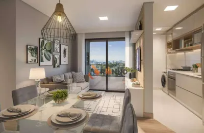 Apartamento com 2 dormitórios à venda, 44 m² por r$ 489.000,00 - água verde - curitiba/pr