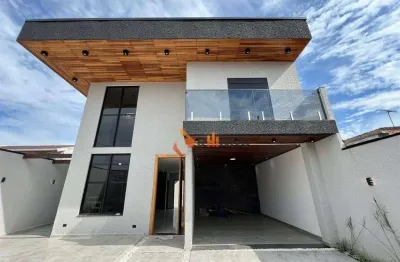 Casa nova, 3 suítes, 166 m² no bairro vila são cristóvão - piraquara/pr