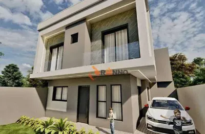 Sobrado com 3 quartos, 1 suíte, 99,56 m² no bairro portão.