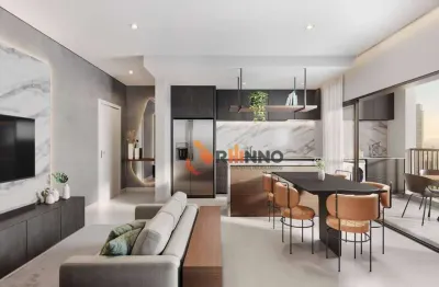 Apartamento com 2 quartos, 1 suíte, 59 m² no bairro novo mundo.