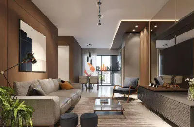 Apartamento com 2 quartos, 1 suíte, 66,48m² no centro de curitiba.