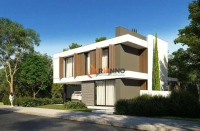Casa de alto padrão em condomínio com 3 suítes, 180m² no bairro ipê em são josé dos pinhais.