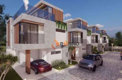 Casaem condomínio com 3 suítes, 108 m² por r$ 1.464.000 - portão - curitiba/pr
