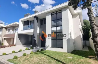 Casa nova em condomínio de 235 m² com 4 quartos (3 suítes) em santa felicidade