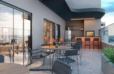 Apartamento garden com 2 dormitórios sendo 1 suíte, 101 m² por r$ 865.180 - portão - curitiba/pr