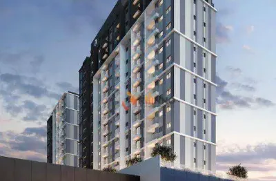Apartamento com 1 dormitório à venda, 24 m² por r$ 269.400,00 - novo mundo - curitiba/pr