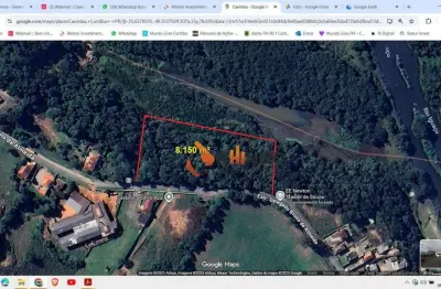 Terreno à venda, 8150 m² por r$ 500.000 - caximba - curitiba/pr