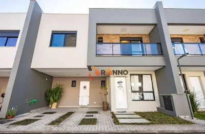 Casa em condomínio 3 suítes à venda, 136 m² por r$ 1.070.000 - santo inácio - curitiba/pr