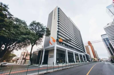 Studio/flat com 1 dormitório à venda, 24 m² por r$ 335.000 - alto da glória - curitiba/pr