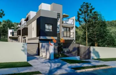 Casa com 3 suítes à venda, 143 m² no bairro mercês - curitiba/pr