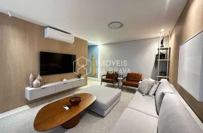 Apartamento luxo 3 suites, 3 vagas - aluguel praia brava - itajai/sc