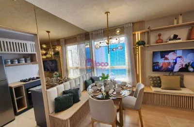 Apartamento com 2 quartos à venda na estrada do moinho, 299, campo grande, rio de janeiro, 44 m2 por r$ 242.100