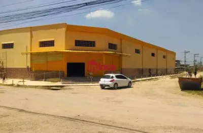 Barracão / galpão / depósito para alugar na campo mourão, qd 97, guaratiba, rio de janeiro, 1500 m2 por r$ 7.000