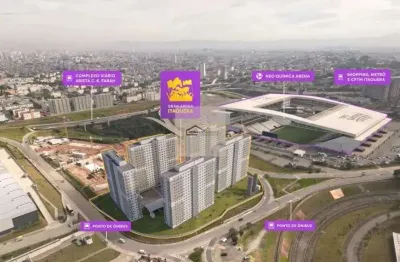 Apartamento com 2 dormitorios e 1 banheiro à venda, 35 m² por r$ 223.000 mil