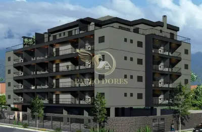 Lançamento de apartamentos com 2 dormitórios entre as praias grande e tenório, a poucos metros do mar