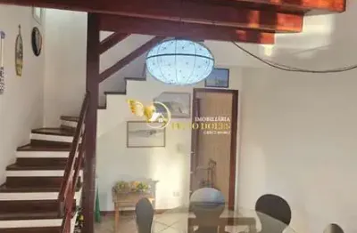 Casa geminada a venda com dois dormitórios + mesanino em ubatuba-sp