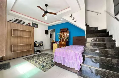 Amplo sobrado com 2 suites, 70 m² - cidade líder - são paulo/sp