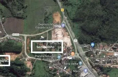 Área à venda, 19541 m² por r$ 1.600.000,00 - sertãozinho - barra velha/sc