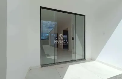 Casa frente nova para alugar, sem mobília, 2 quartos, bairro vila nova em barra velha - sc