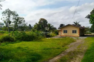 Chácara 10.000m² com casa para venda localizado no bairro sertãozinho, barra velha - sc