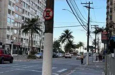 Apartamento com 1 dormitório à venda, 75 m² por r$ 265.000 - itararé - são vicente/sp