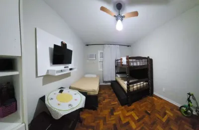 Kitnet com 1 dormitório à venda, 30 m² por r$ 250.000,00 - ponta da praia - santos/sp