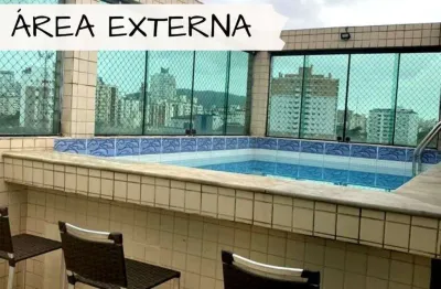 Cobertura com 4 dormitórios, 220 m² - venda por r$ 1.378.000,00 ou aluguel por r$ 11.085,00/mês - ponta da praia - santos/sp
