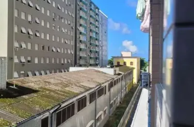 Kitnet com 1 dormitório à venda, 27 m² por r$ 238.000,00 - boqueirão - santos/sp