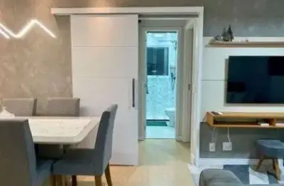 Apartamento com 2 dormitórios à venda, 46 m² por r$ 307.000,00 - areia branca - santos/sp