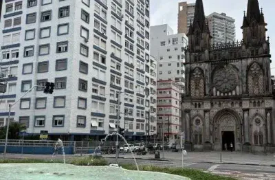 Studio com 1 dormitório à venda, 33 m² por r$ 285.000 - aparecida - santos/sp