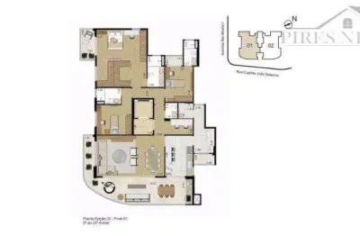 Apartamento com 4 quartos à venda no Ponta da Praia, Santos 