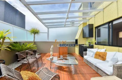 Cobertura duplex 158m² - são francisco - próximo shopping muller - curitiba