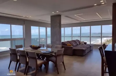 Apartamento frente mar, mobiliado, 04 suítes!! praia do tabuleiro barra velha sc