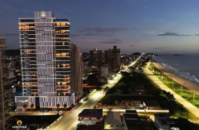 Lançamento apartamento vista mar, à apenas 90m do mar,  com 3 suítes, à venda, 1