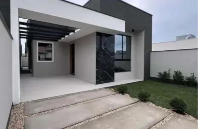 Casa com 3 dormitórios, em construção, bairro vila nova em barra velha-sc.
