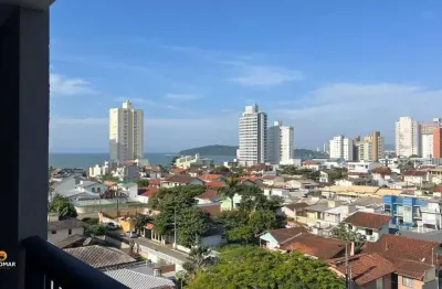Apartamento pronto, com vista mar, à apenas 370m do mar, no centro de balneário