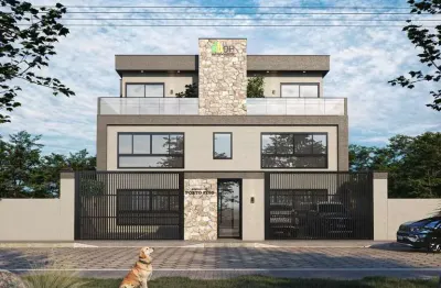 Apartamento em construção, com 2 dormitórios, sendo 1 suíte, itacolomi em baln.
