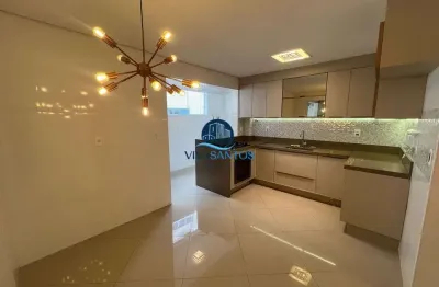 Apartamento com 2 dormitórios com vista mar em santos-sp