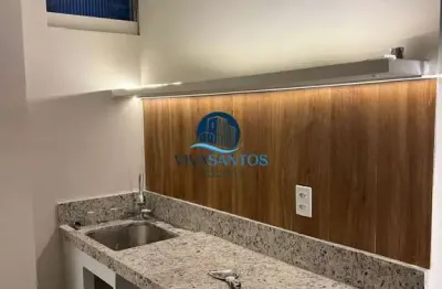 Apartamento com 1 quarto à venda na Avenida Doutor Epitácio Pessoa, 206, Boqueirão, Santos