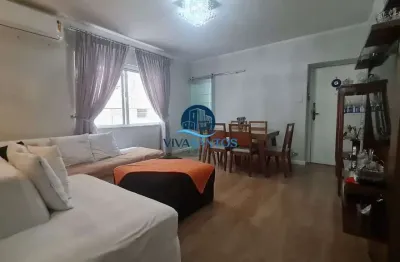 Apartamento com 90m² na quadra da praia do gonzaguinha em são vicente-sp