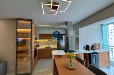 Apartamento residencial acqua play bairro marapé em santos-sp