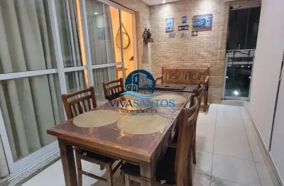 Apartamento com 3 dormitórios na ponta da praia em santos-sp
