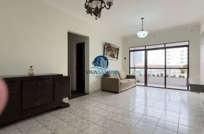 Oportunidade apartamento com sacada e varanda no canal 2 em santos-sp