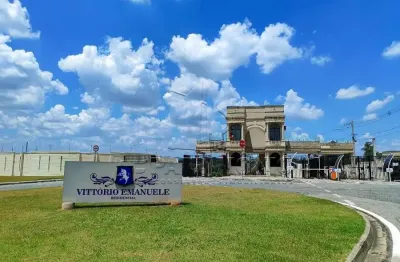 Terreno em condominio 1.1000m residencial vitorio emannuel