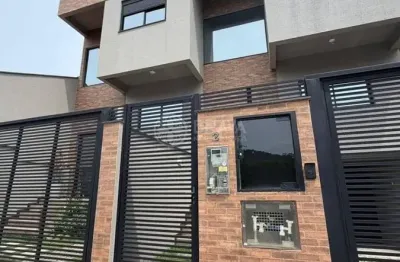 Tríplex com 2 quartos, piso térreo, garagem + churrasqueira para locação, fazenda - itajaí