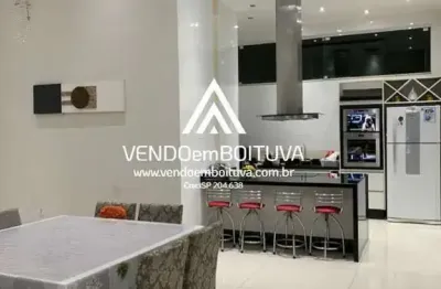 Casa em condomínio para venda em boituva, portal das estrelas ii, 3 dormitórios, 2 suítes, 4 banheiros, 4 vagas