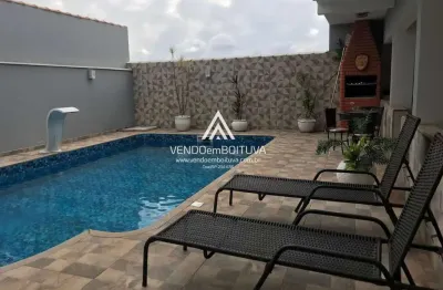 Casa em condomínio para locação em boituva, portal dos pássaros ii, 5 dormitórios, 1 suíte, 5 banheiros, 4 vagas