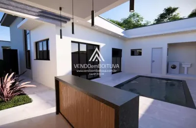 Casa em condomínio para venda em boituva, tropicália garden, 3 dormitórios, 2 suítes, 4 banheiros, 4 vagas