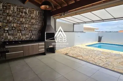 Casa em condomínio para locação em boituva, portal dos passaros, 3 dormitórios, 1 suíte, 3 banheiros, 4 vagas