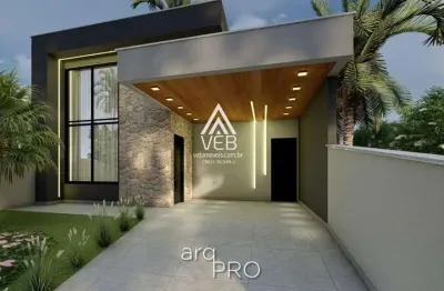 Casa para Venda em Boituva, Loteamento Reserva dos Ipês, 3 dormitórios, 1 suíte, 2 banheiros, 2 vagas